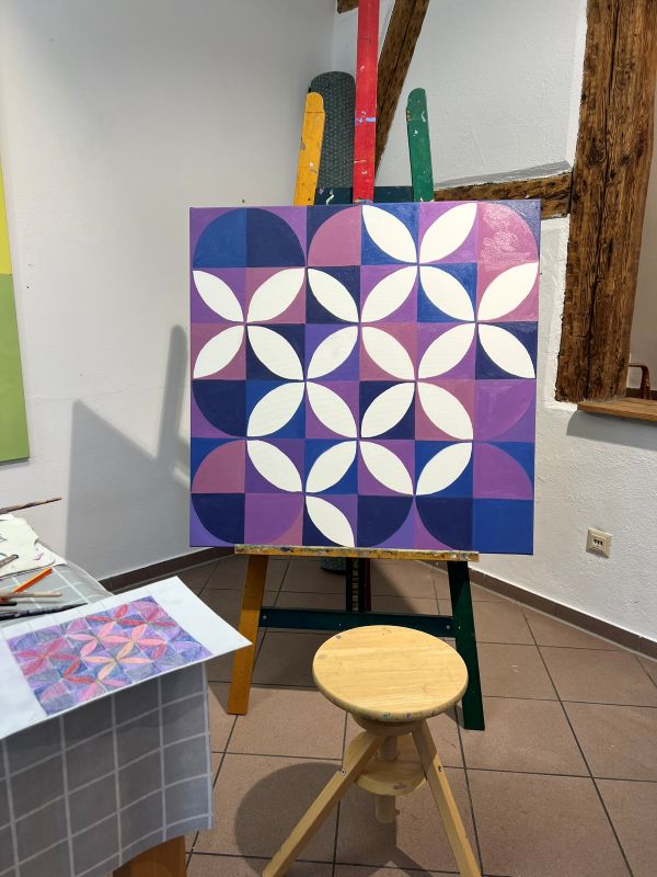 Königin der Nacht 90 x 90 1RED